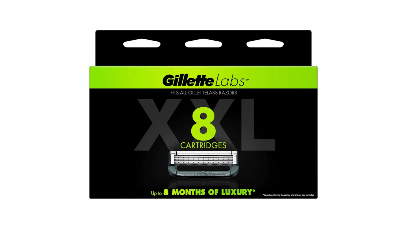 Gillette Pack of 8 Labs Cartridge