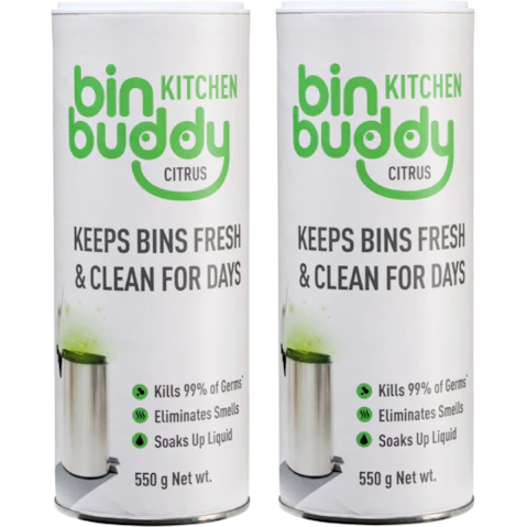 Bin Buddy Pack of 2 Citrus 550g Power