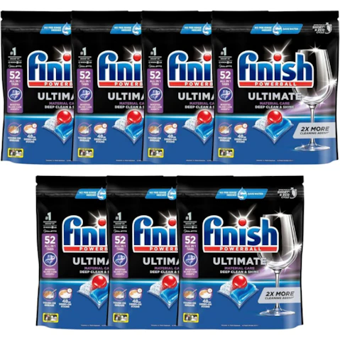Finish Pack of 52 Powerball Ultimate Dishwashing Tablet