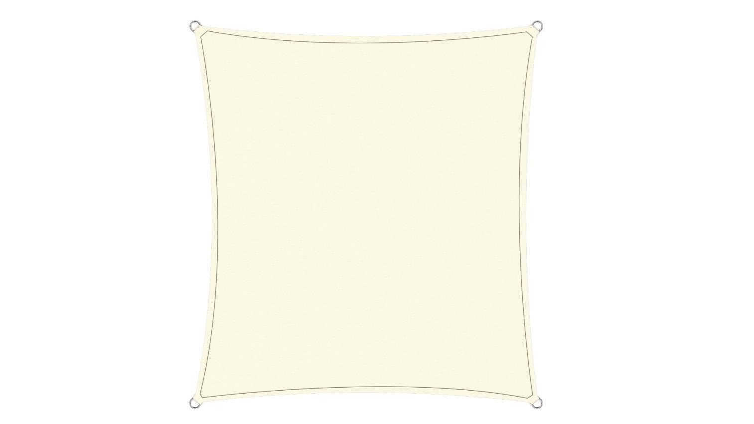 Wallaroo Cream 160gsm Outdoor Waterproof Sail Canopy