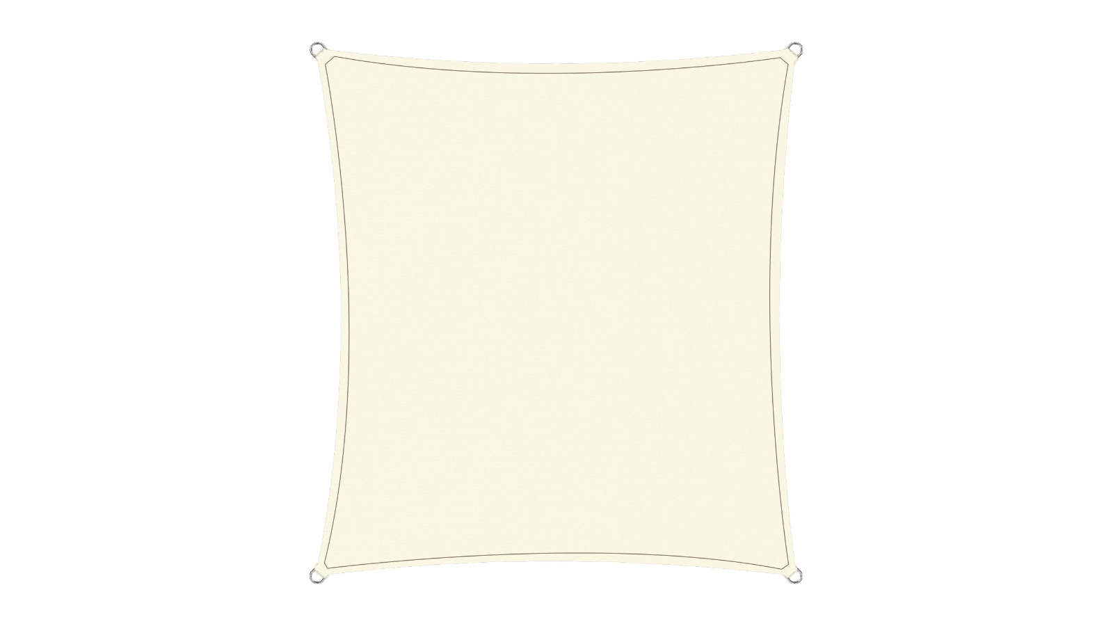 Wallaroo Waterproof Shade Sail Cloth - 4 x 4