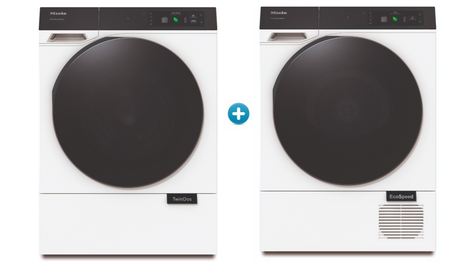 Miele 9kg W2 Nova Edition Front Load Washing Machine plus Nova Edition Heat Pump Dryer Package