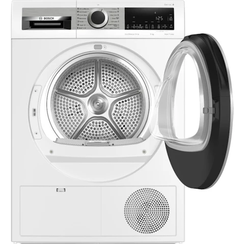 Bosch 9kg Series 8 Heat Pump Tumble Dryer with Auto Dry