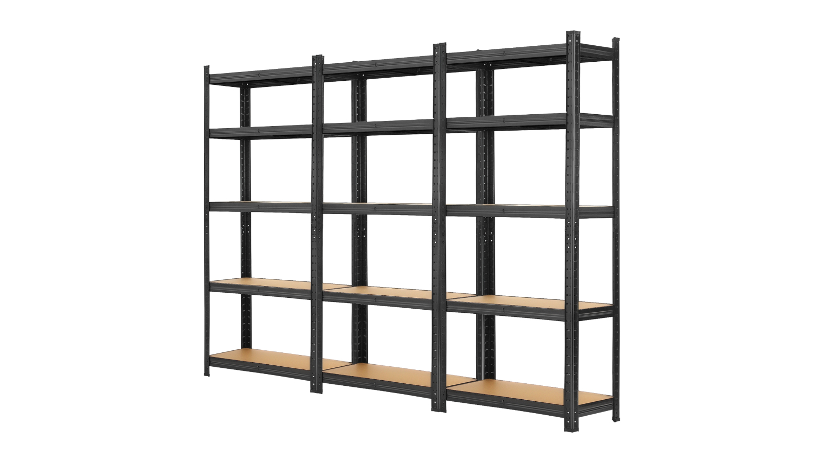 Sharptoo 3 Piece Garage Shelves Warehouse Storage Rack Pallet Racking - 150cm