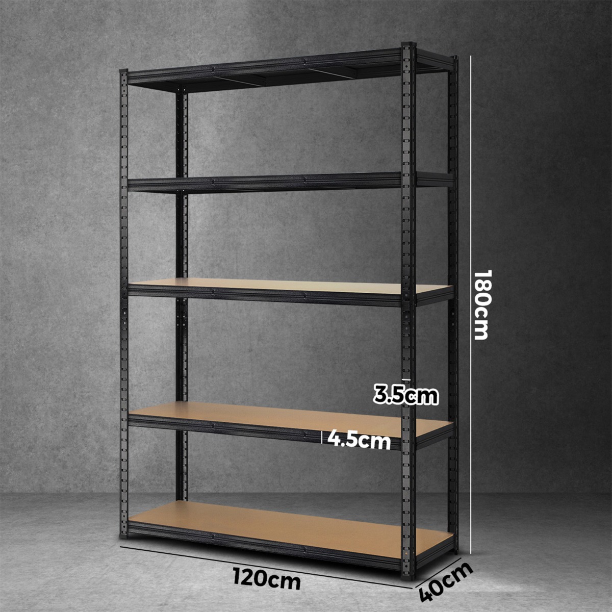 Sharptoo Garage Warehouse Shelving Black Harvey Norman
