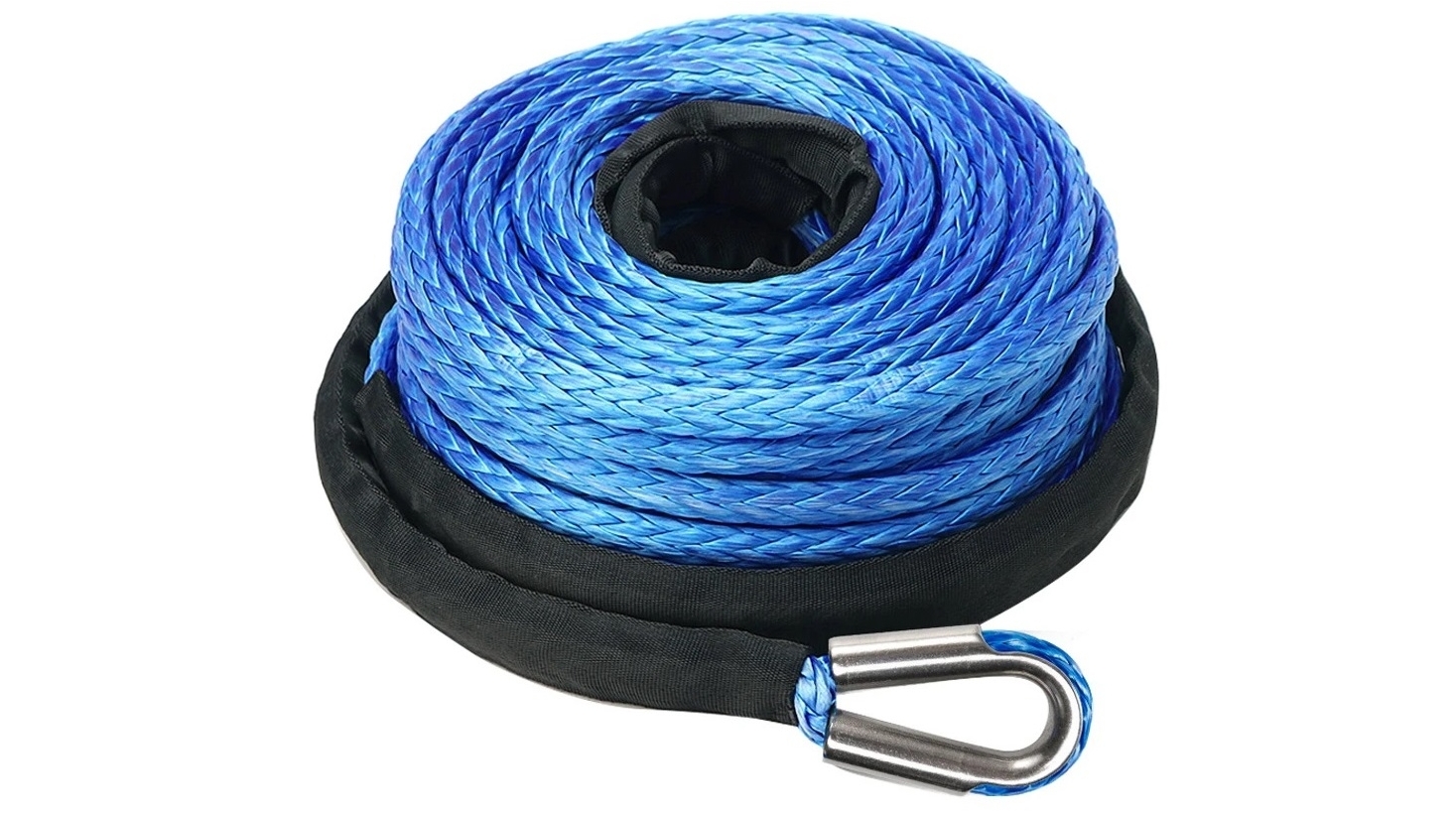 Winch Rope Blue Fieryred Synthetic 1cm x 30m Winch Rope Dyneema SK75 - Blue | Harvey Norman