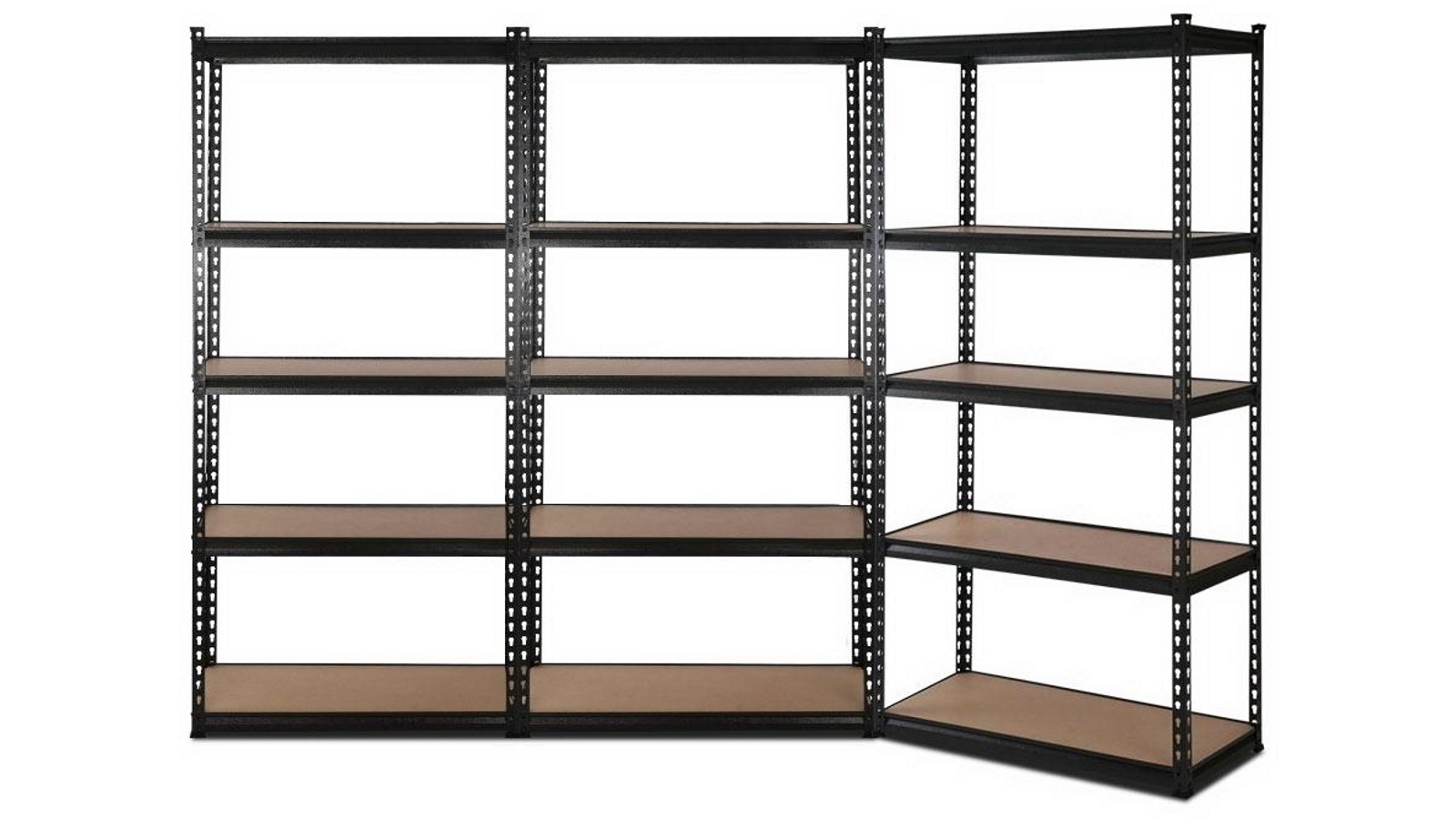 Giantz 3x0.9m 5-Shelves Steel Warehouse Racking