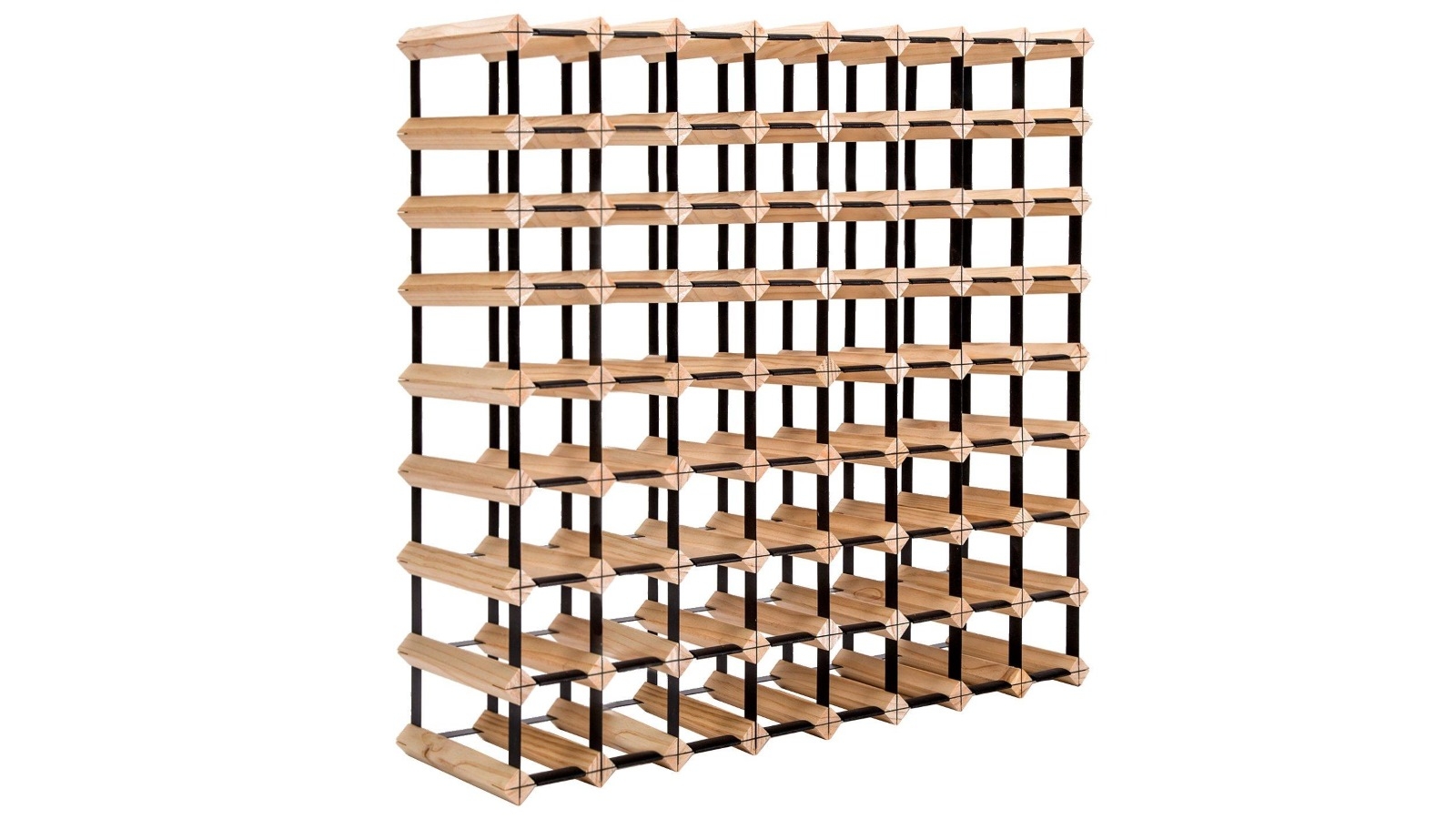 Wine Rack Store 72 Bottles Un-Assembled Classic Line Wine Rack - Natural Pine