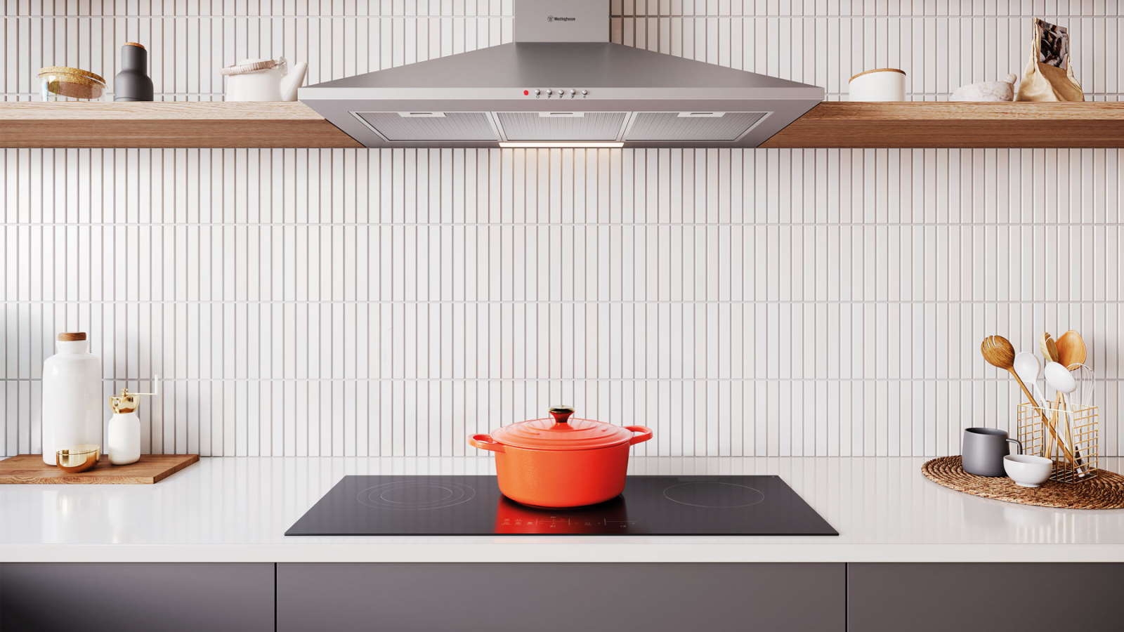 Westinghouse 90cm Canopy Rangehood Harvey Norman