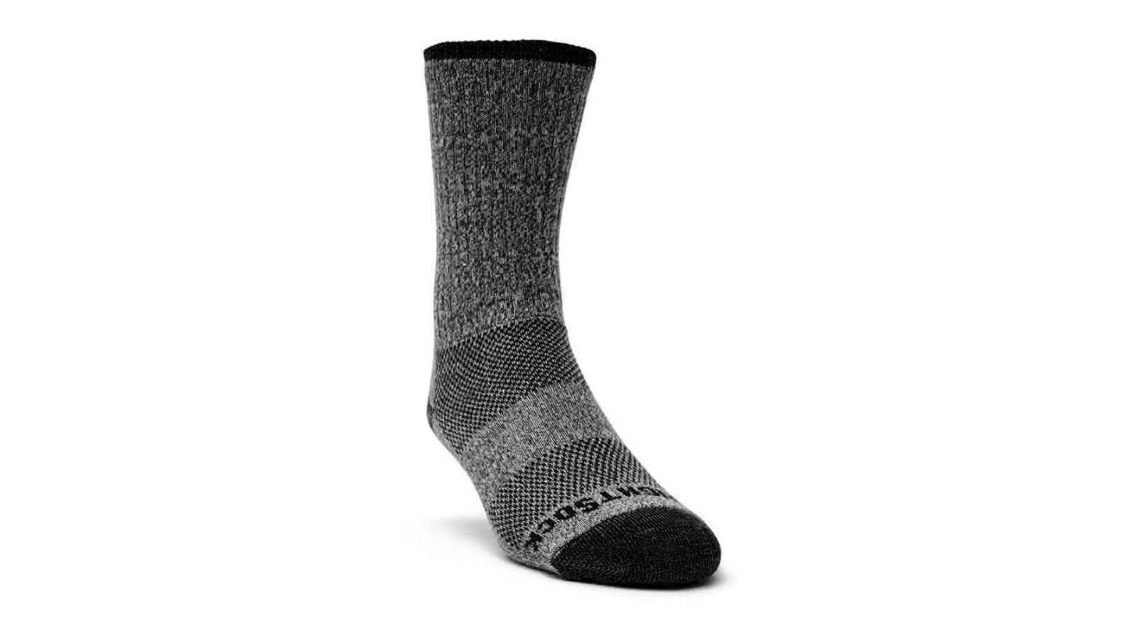 Wrightsock Adventure Crew Unisex Socks Medium AU 4-7.5 Mens/6.5-9 Womens - Black Marl