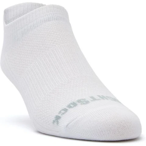 Wrightsock Coolmesh II Quarter White Socks - AU 4-7.5 Mens/6.5-9 Womens