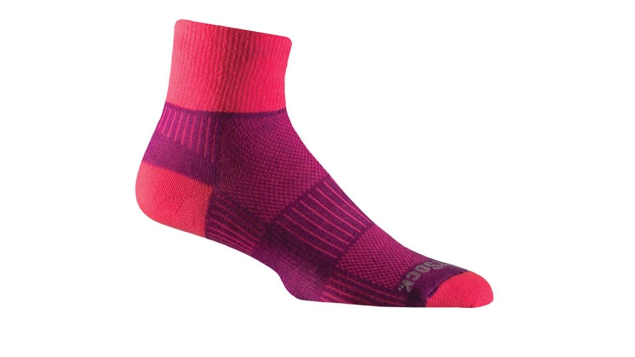 Wrightsock Coolmesh II Quarter Unisex Running Socks Small AU 4-6