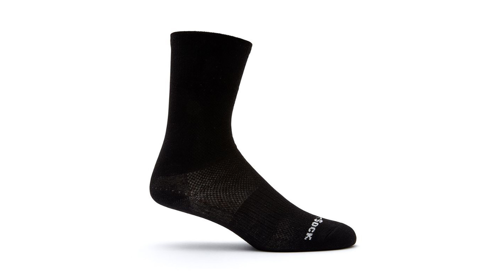 Wrightsock Coolmesh II Crew Unisex Socks Large AU 8-11.5 Mens/9.5-11 Women - Black