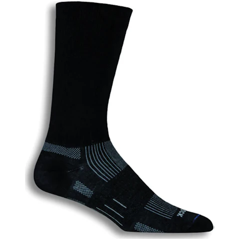 Wrightsock Eco Explore Crew Unisex Socks Medium AU 4-7.5 Mens/6.5-9 Womens - Black