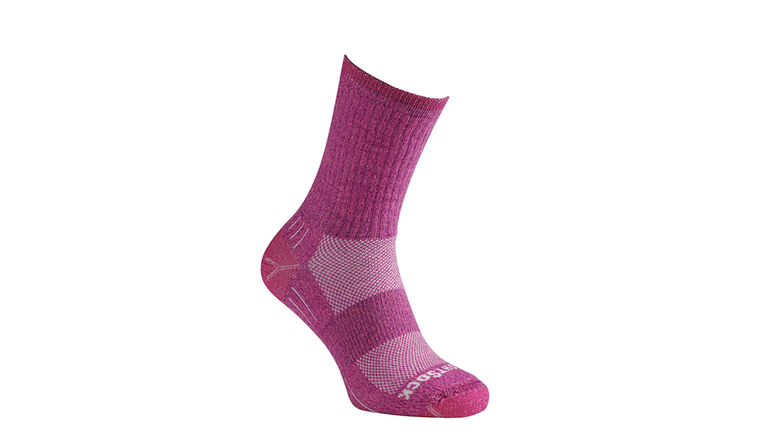 Wrightsock Escape Crew Unisex Outdoor Hiking Socks Size AU 4-6 Womens - Pink