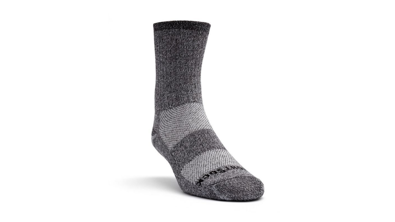 Wrightsock Escape Crew Twist Unisex Socks Large AU 8-11.5 Mens/9.5-11 Womens - Black