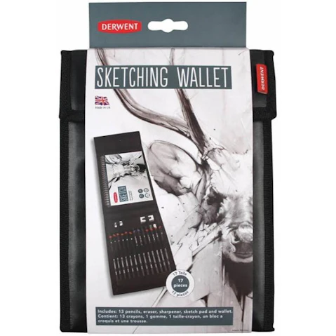 Latest Buys Derwent Sketching Wallet Art Set