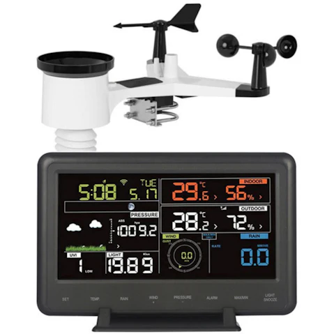 TESA Weather Pro WS2980C-PRO TESA 7inch Prof Colour WIFI Weather Station
