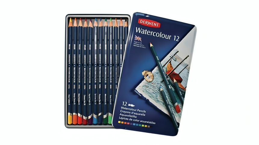 Latest Buys Pack of 22 Derwent Watercolour Pencil in Tin