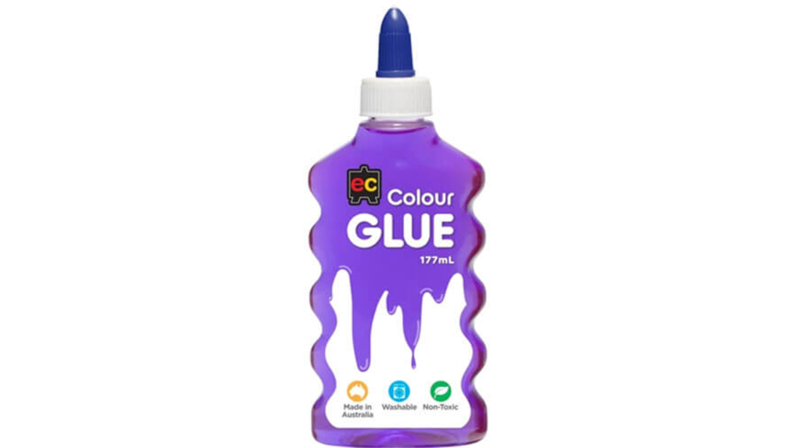 Educational Colours 177ml Colour Glue Purple Harvey Norman