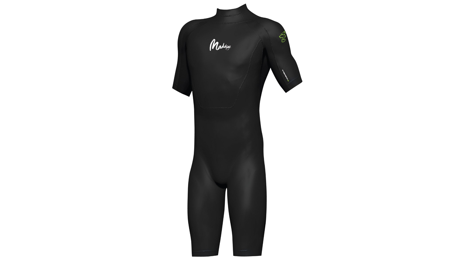 Maddog Black Mens Neoprene Springsuit Wetsuit - Medium