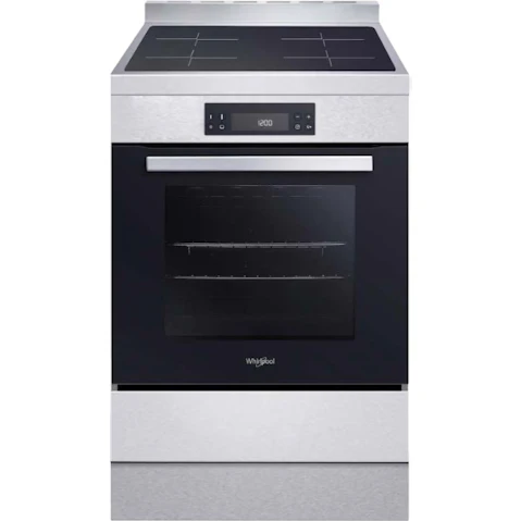 Whirlpool 60cm Induction Freestanding Pyrolytic Oven (Inox)