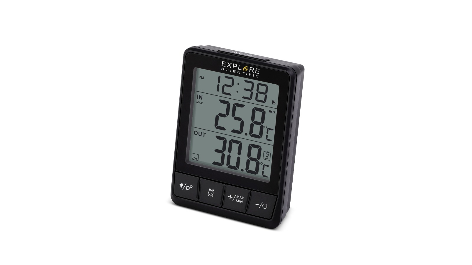 Explore Scientific Temperature Station with Time and Alarm