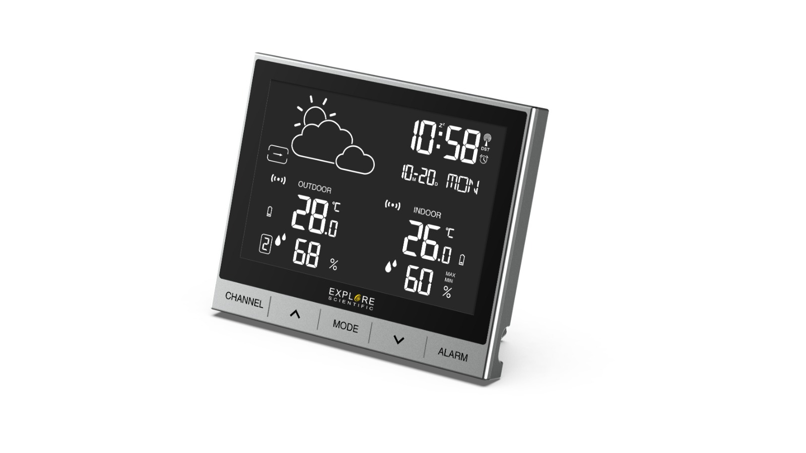 Explore Scientific Mini Weather Station with LED Touch Key