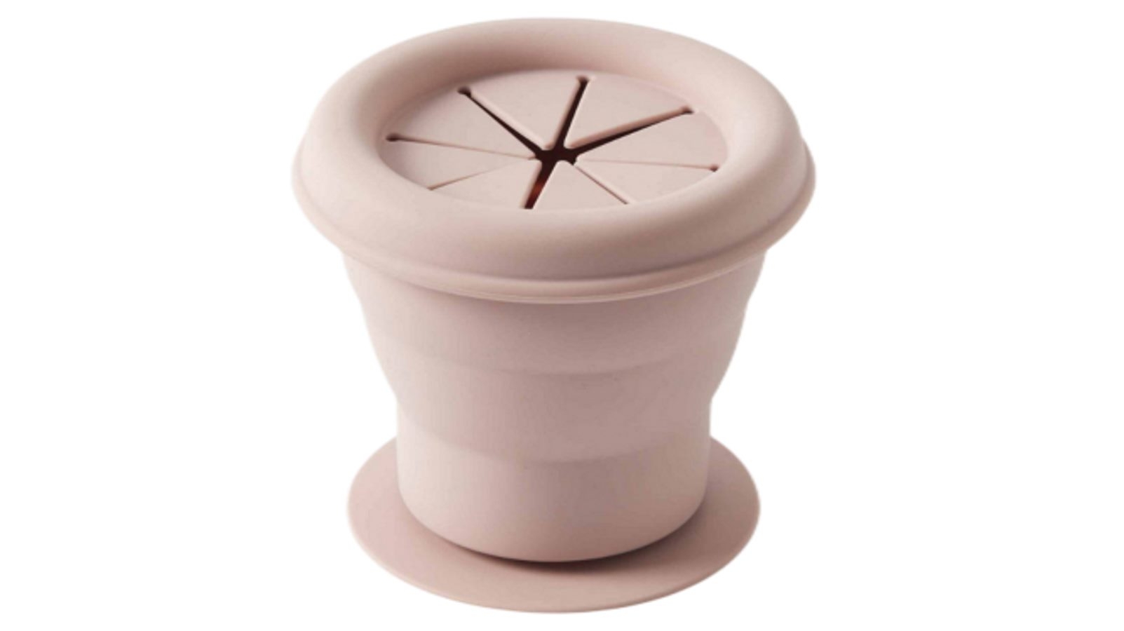 Nordic Kids Henny Silicone Collapsible Snack Cup - Musk