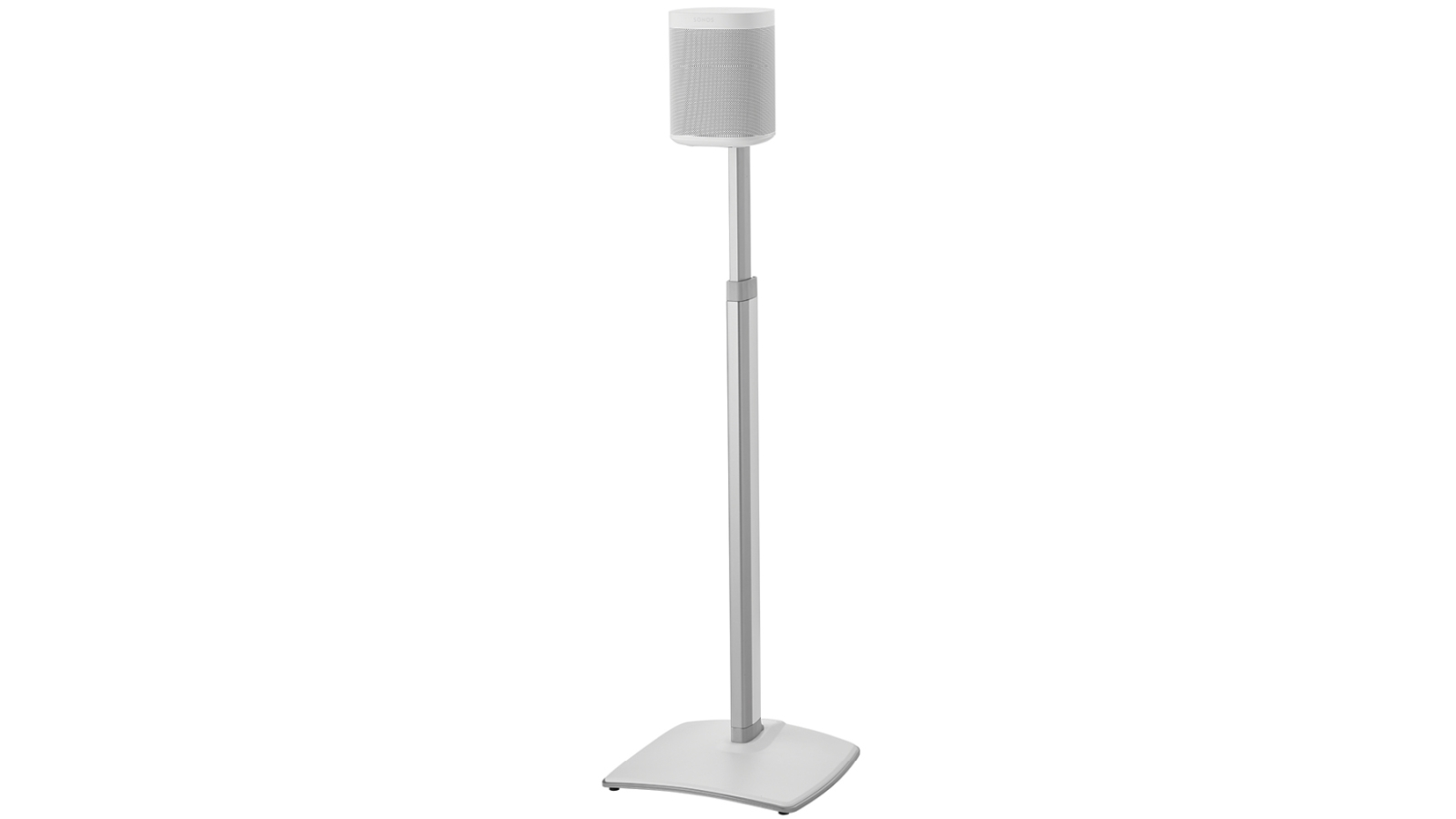 Sanus Adjustable Speaker Stand for Sonos ONE, PLAY:1 and PLAY:3 - White