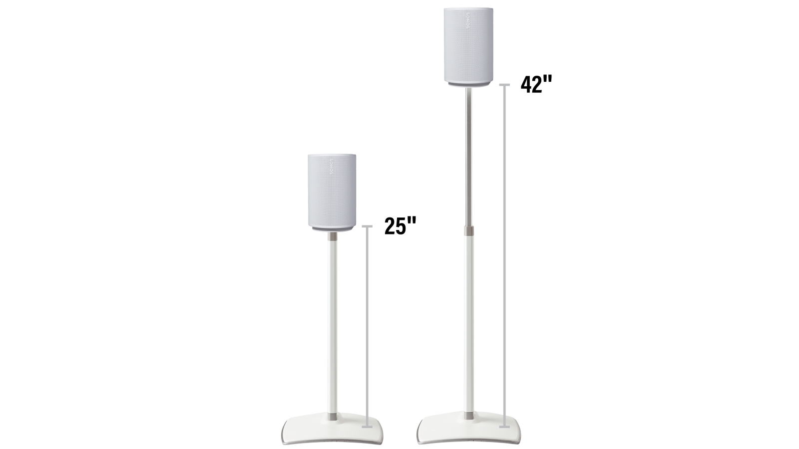 Height Adjustable Speaker Stand For Sonos Five & Play 5 - View #10