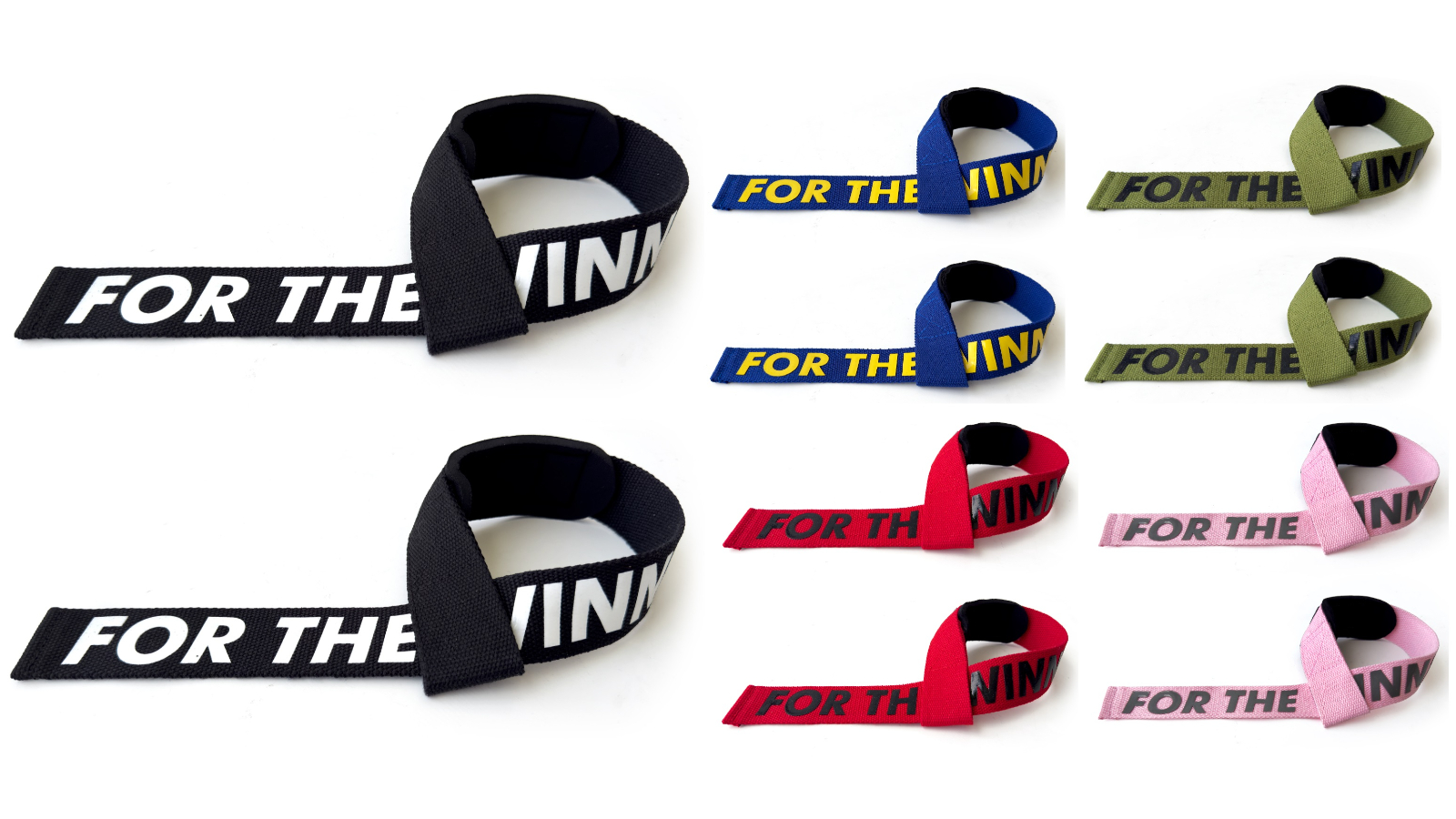 Meteor For The Winners 60cm Weightlifting Wrist Strap with Logo Embossed Grip Padding