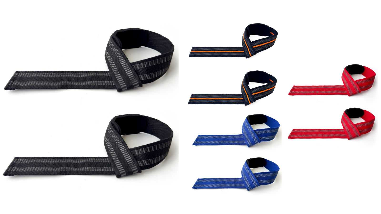Meteor For The Winners 60cm Weightlifting Wrist Strap with Weaved-in Silicone Grip