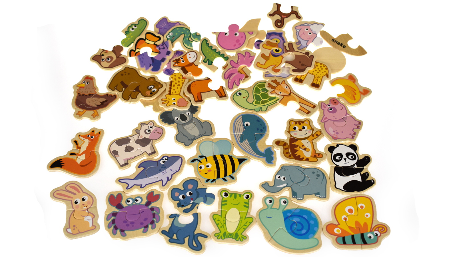 Kaper Kidz Animal Matching 2-Piece Puzzle - 66-Piece