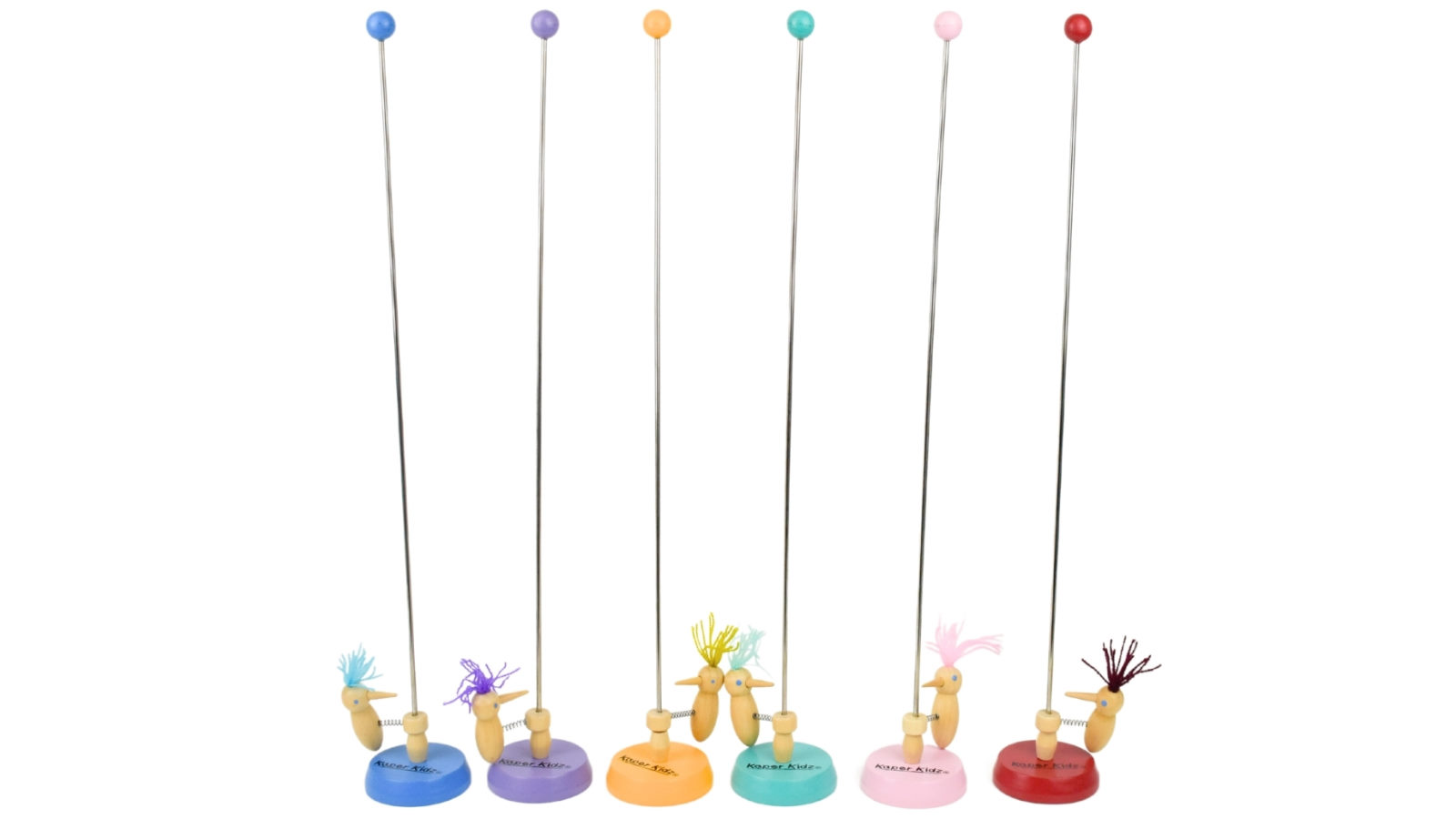 Kaper Kidz Set of 6 Bobbing Beak Woodpecker