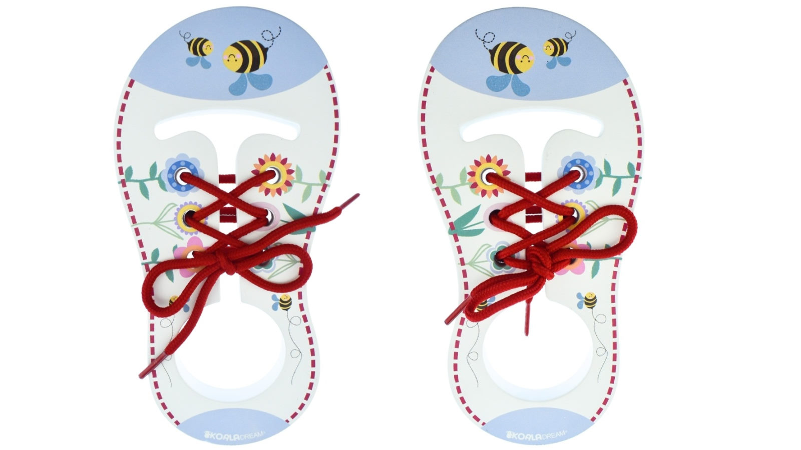 Koala Dream	Buzzy Days Wooden Learn To Tie Shoe Lace