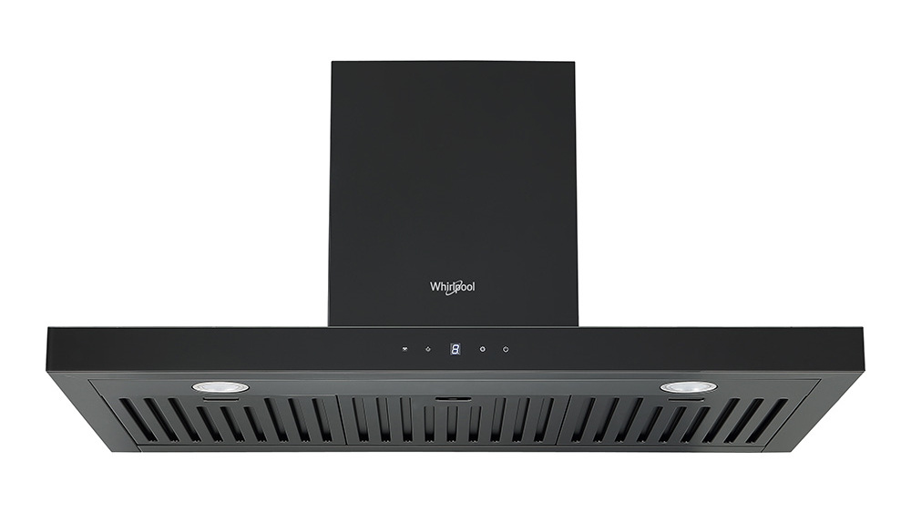 Whirlpool 900mm Auto Clean T-Box Canopy Rangehood - Black 
