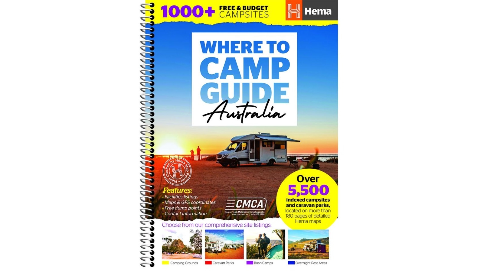 Hema Maps Where to Camp Guide