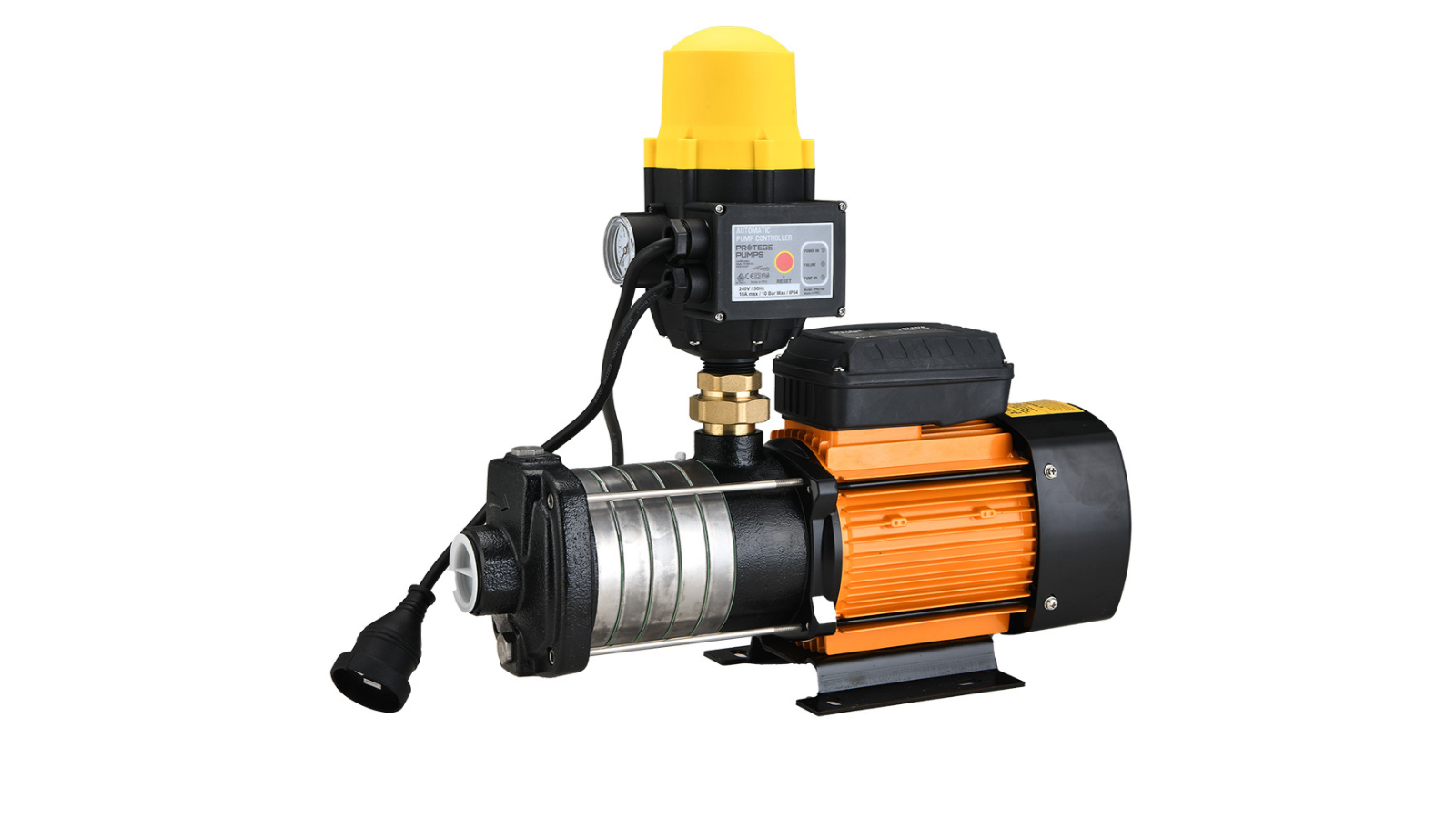 Protege Electric Multi-stage Water Hi-Pressure Pump with Auto-Controller - 6-Stage