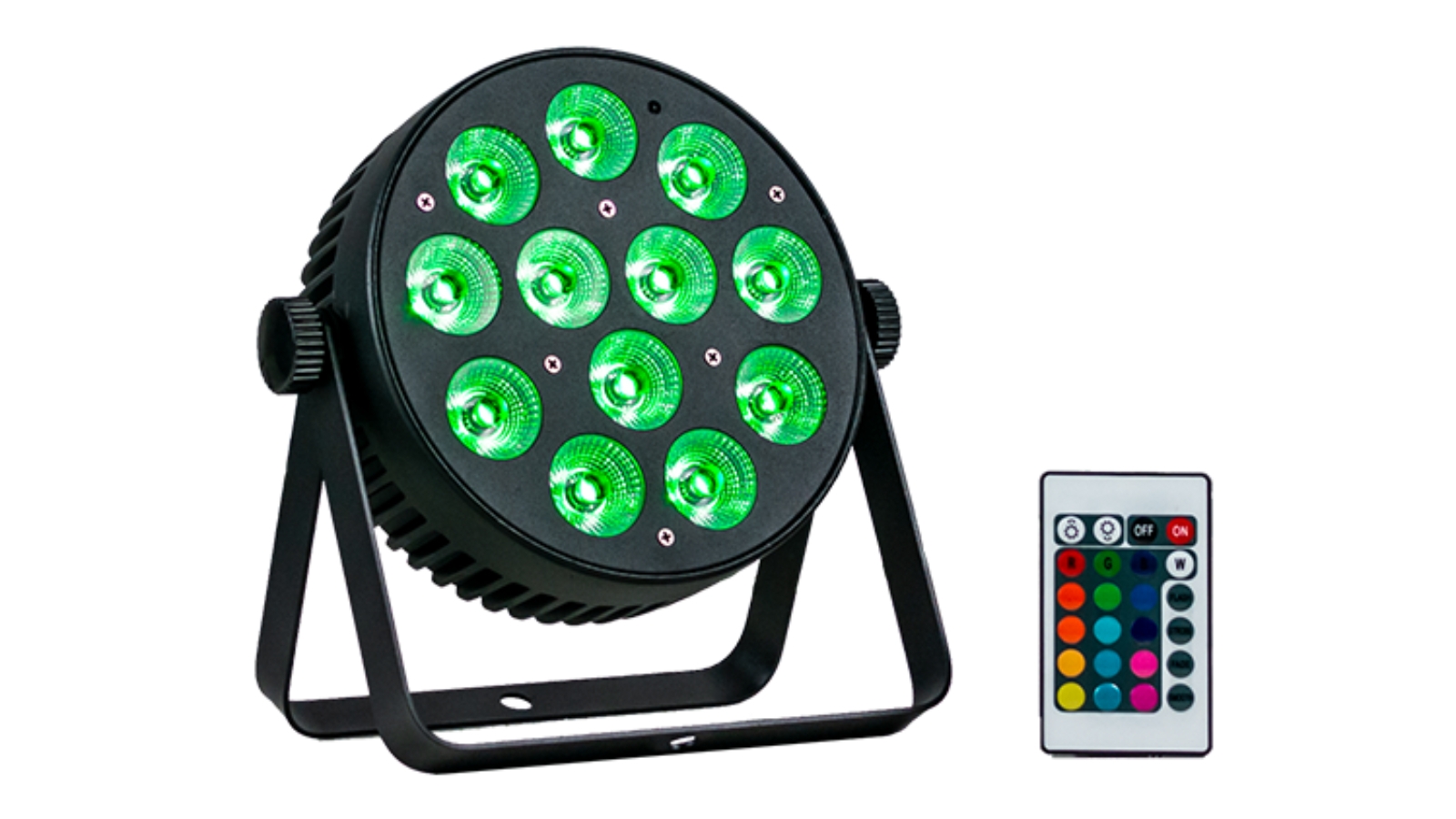Event Lighting Lite PAR12X8L 12x8W LED RGBW Parcan with IR Remote