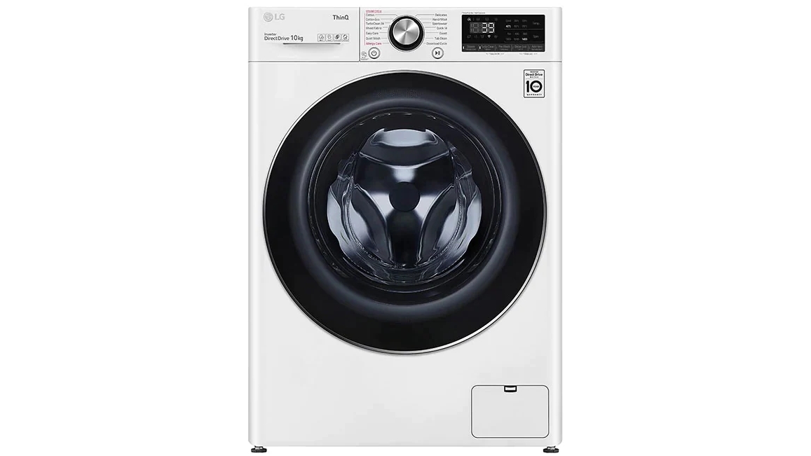 LG 10kg Series 9 Front Load Washing Machine with Steam White Harvey Norman