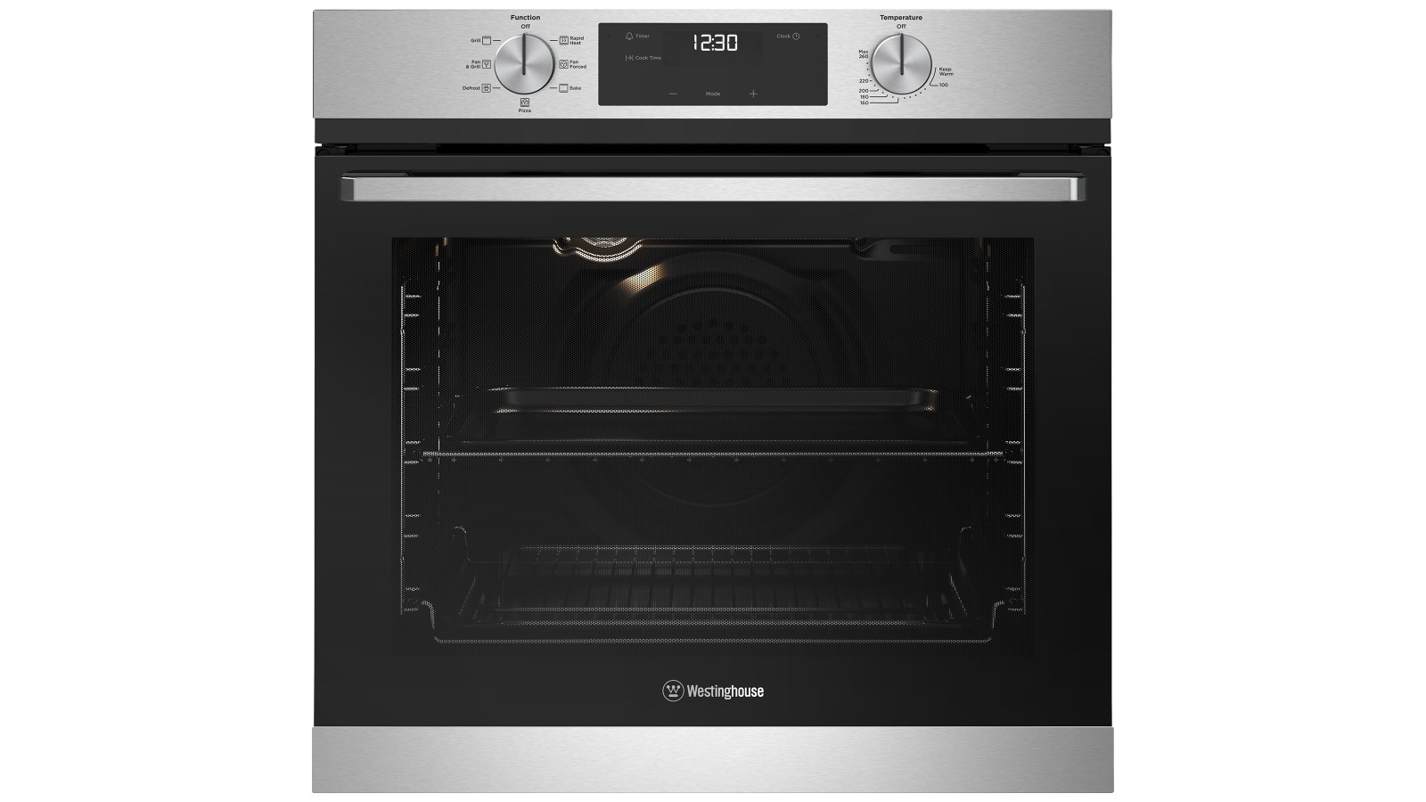 Westinghouse 600mm Electric Oven with Gas Cooktop & SlideOut Rangehood