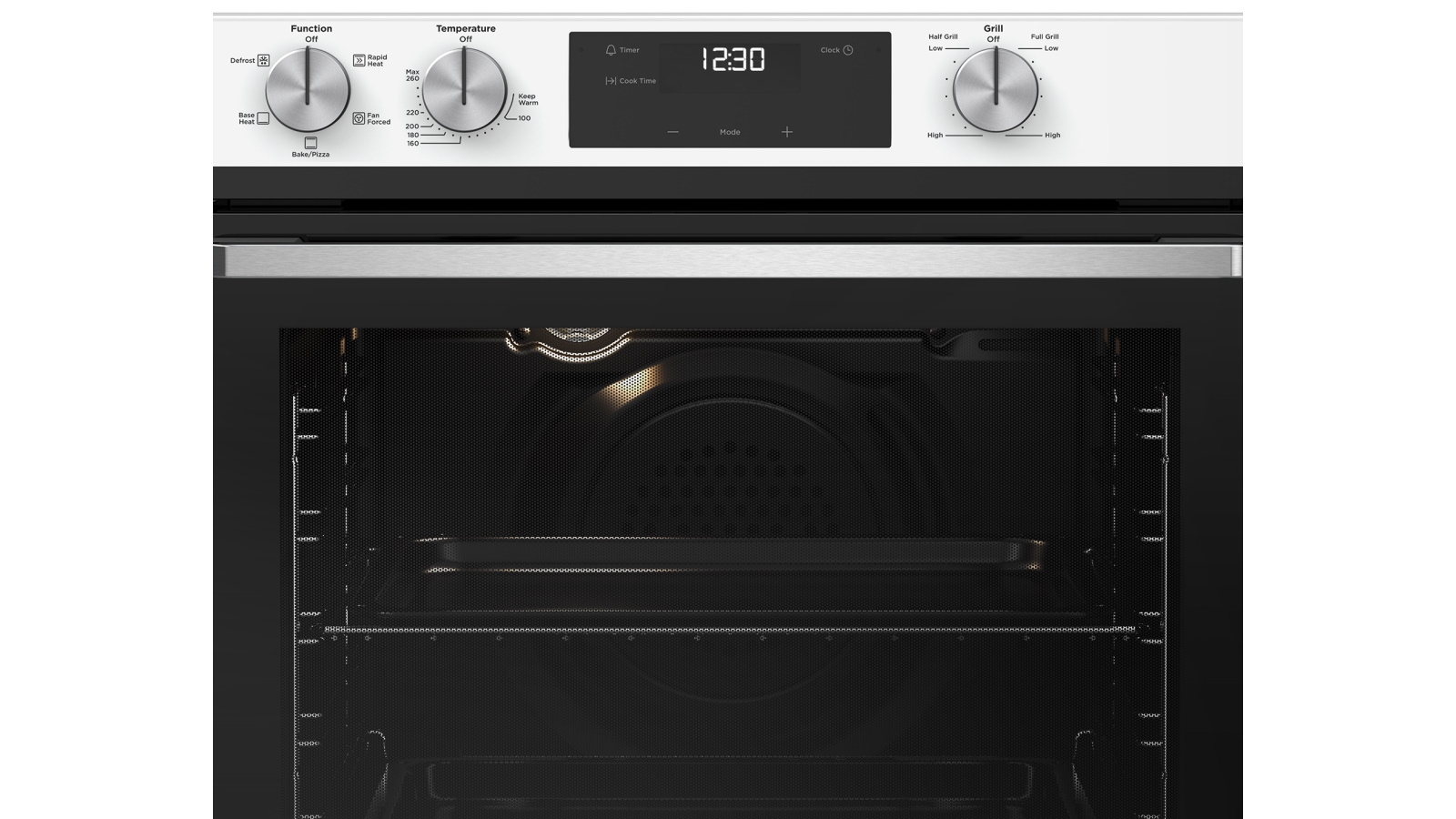 Westinghouse 600mm MultiFunction 5 Oven with Separate Grill White