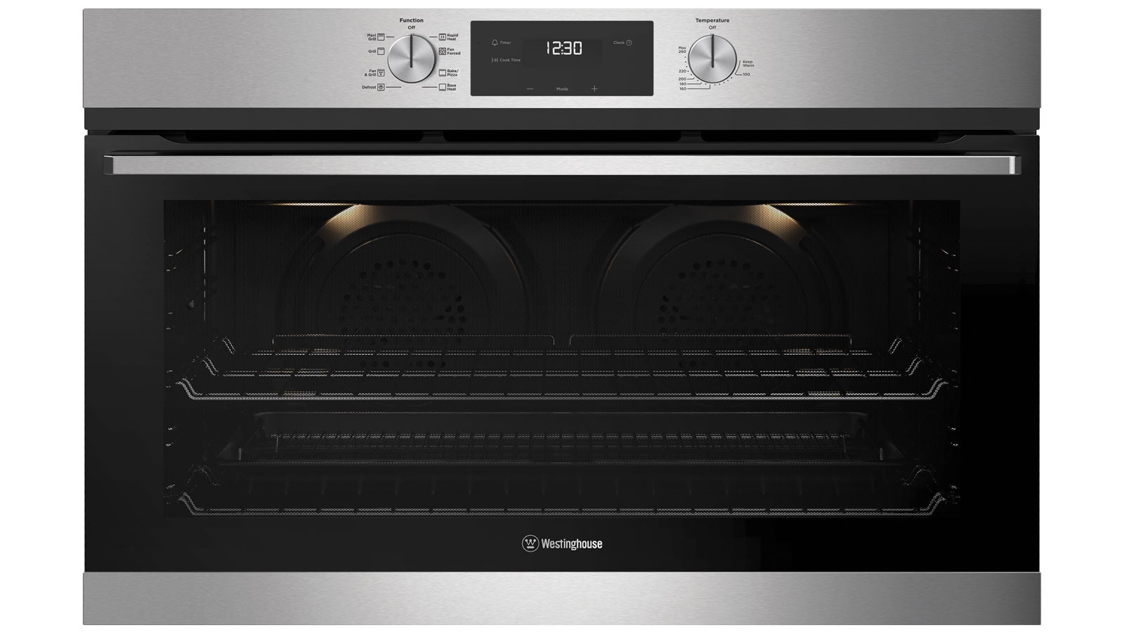Westinghouse 900mm Multi Function 8 Oven Stainless Steel Harvey Norman
