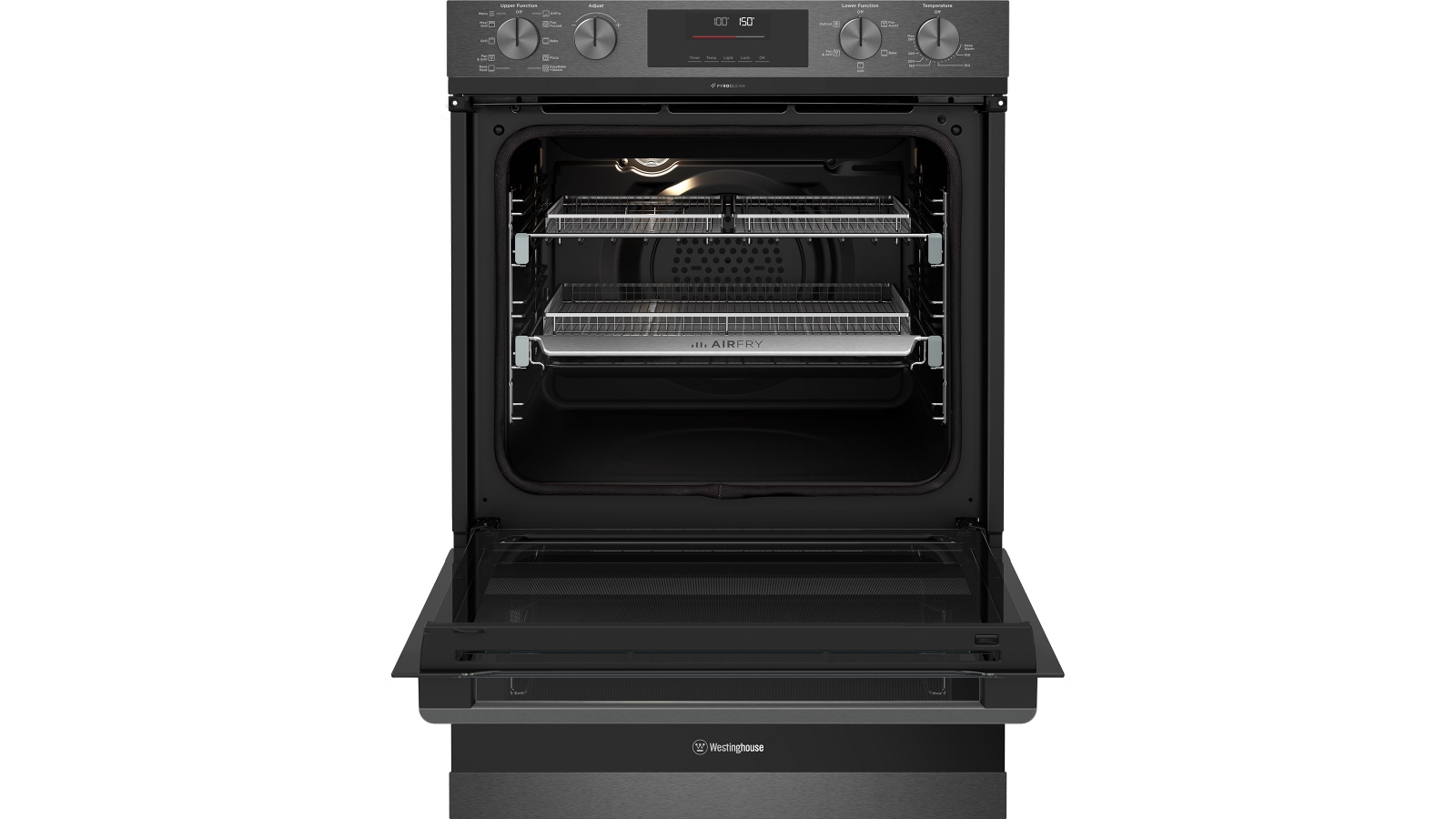 Westinghouse 600mm MultiFunction 10/5 Pyrolytic Duo Oven with Dual Air