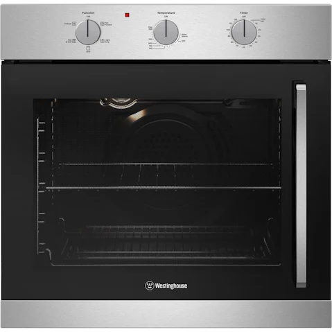 Westinghouse 600mm Stainless Steel Multifunction Oven with Left Side Opening Door