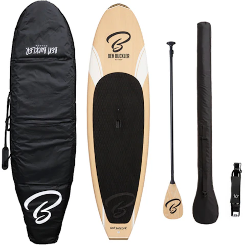Ben Buckler Boards Woody II White Paddle Board (Full Package)
