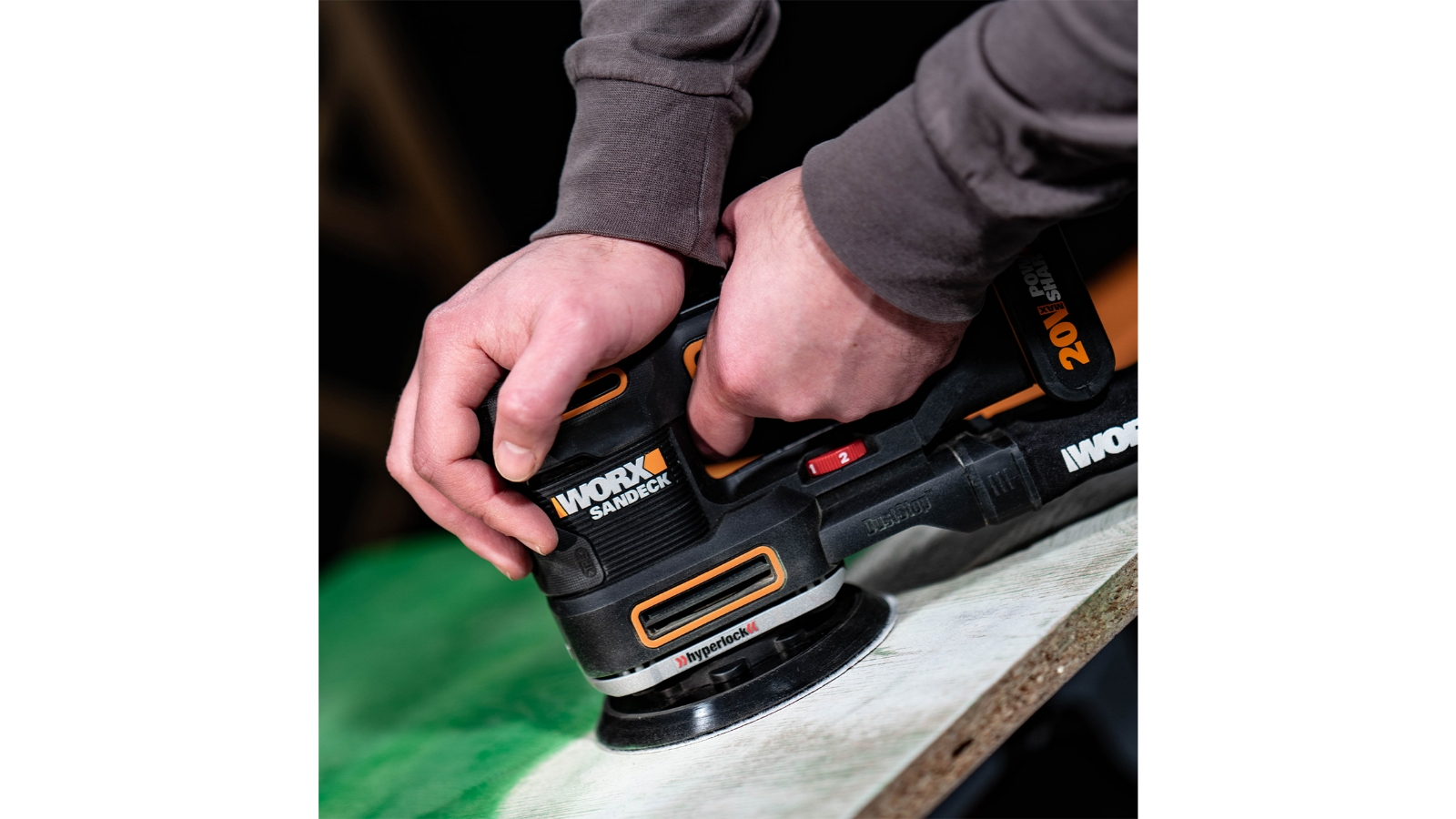 WORX 20V Cordless SANDECK 3 in 1 Multi Sander Skin WX820.9