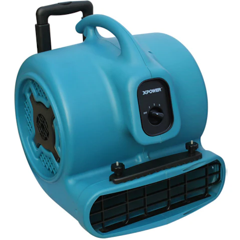 XPOWER X-800HC Air Mover and Dryer with Wheels and Luggage Handle