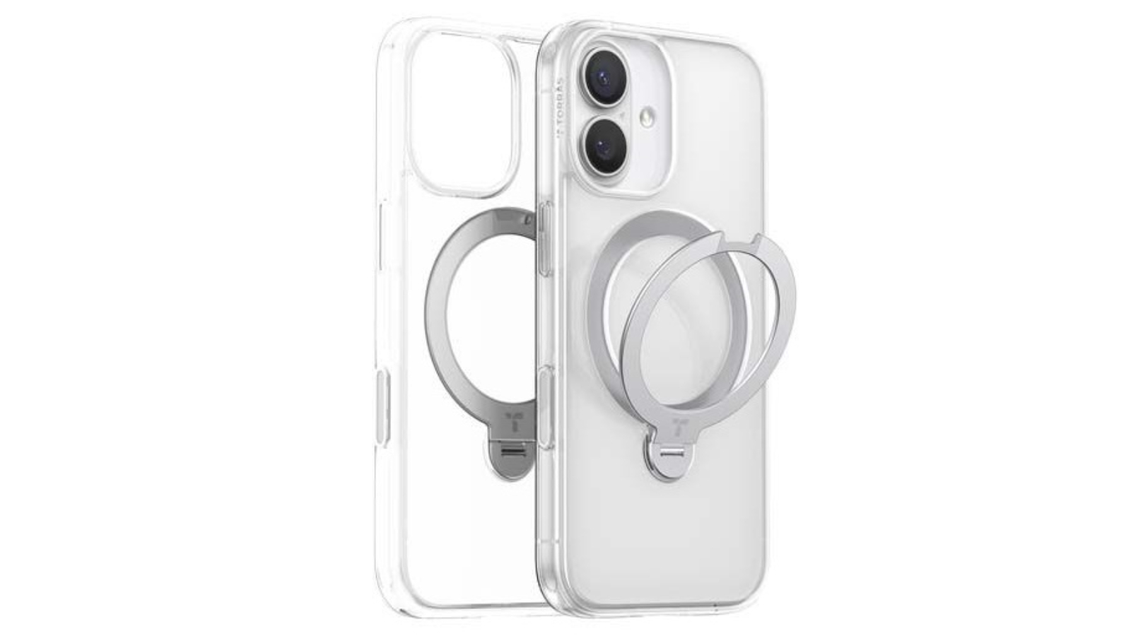 Torras Ostand Spin CMF MagSafe Case for iPhone 17 - Clear